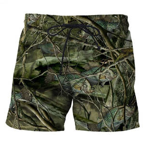 <b>Men's</b> Best Quality Waterproof Hunting Shorts Customized Solid <b>Camo</b> Printed Design for Hunting Breathable Winter Sports Wear - Product Image 1