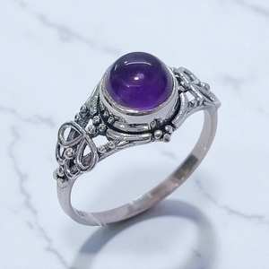 Bague en argent sterling 925 avec pierre précieuse naturelle labradorite, design unique, prix de gros, bijoux en argent - Product Image 3