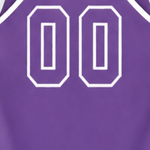 Custom <b>Purple</b> White Swim <b>Tank</b> <b>Top</b> Sleeveless Racerback Lightweight Quick Dry Breathable Training Performance Athletic Swimwear - Product Image 4