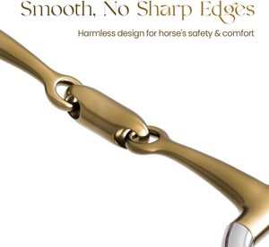 Premium Stainless Steel Horse Bit Durable Comfortable Control Training Riding Equipment for <b>Equestrian</b> Performance - Product Image 4