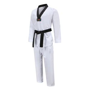 Uniforme de Karate para Niños, Unisex, Conjunto de Artes Marciales, Transpirable, Elástico, 100% Algodón, Diseño Personalizado con Logotipo OEM - Product Image 5