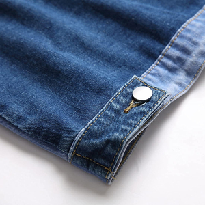 2025 OEM Men's <b>Denim</b> Jean <b>Jacket</b> Casual Outwear Fall <b>Jacket</b> <b>Denim</b> Button up Coat Oversize <b>Denim</b> <b>Jacket</b> for Men <b>Customized</b> - Product Image 2