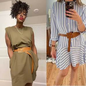 Ceinture en cuir épaisse et robuste avec bords renforcés, ceinture en cuir pleine fleur de qualité supérieure avec logo personnalisé imprimé et finition mate - Product Image 6