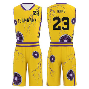 Nuevo Uniforme de Baloncesto de Alta Calidad, 100% Poliéster, Secado Rápido, Transpirable, Unisex, Manga Corta, Color Personalizado - Product Image 1