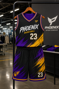 Ensemble d'uniformes de basketball personnalisés pour hommes, respirant, à séchage rapide, maillot et short d'équipe, vêtements de sport par sublimation, kit d'entraînement - Product Image 5