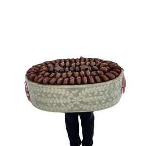 Soporte de pastel de concha de Capiz hecho a mano con incrustaciones de nácar, bandeja de servicio al por mayor de fábrica para decoración de Ramadán Eid - Product Image 6