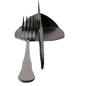 Silver Metallic Customized Spatula and Cutlery Rest Kitchen Cooking Spoon Rest Handmade Crafts for Pot <b>Clips</b> - Product Image 4