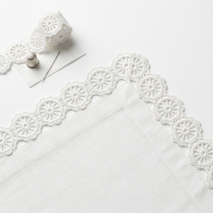 15mm <b>White</b> Circular Guipure GPO <b>Lace</b> Trim Manufacturer 20 Meter Packing for Bridal Wear Dress Borders Sewing Craft Customizable - Product Image 4