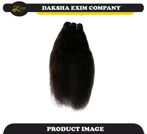 Vente directe d'usine Soft Wave Curl Styles Extensions de trame de cheveux Remy indiens vierges non transformés Offre spéciale Paquet brut - Product Image 4