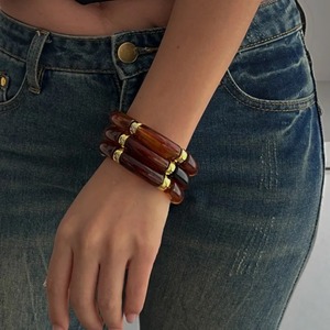 Brazalete Artesanal de Resina Epoxi, Joyería Artística Decorativa, Artículo de Regalo Creativo para Mujeres y Niñas, Uso Elegante - Product Image 6