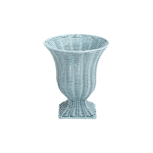 New Arrival Natural Rattan Decorative <b>Vase</b> Wicker Flower Holder for Home Decor Wholesale OEM Manufacturer - Product Image 2