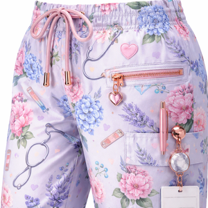 Pantalones Médicos Elásticos de Cintura Media para Mujer al por Mayor - Secado Rápido, Transpirables, Proveedor OEM Directo de Fábrica - Product Image 4