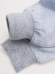 Pure Athletic Heavyweight Fleece Drawstring Closure Long Pants 3pcs Set for Boys Girls Kids Comfortable Breathable Solid Color - Product Image 5
