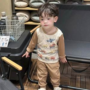 Conjunto Casual de Otoño Invierno para Niños de 1 a 7 Años, Ropa Cómoda para Dormir en Casa, Ropa para Niños Pequeños - Product Image 2