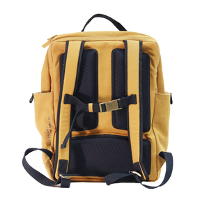 Custom Logo Minimalist Cotton Canvas <b>Backpack</b> | Eco-friendly Urban <b>Laptop</b> Bag | Premium Unisex Casual Daypack for Professionals - Product Image 3