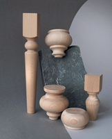 Pieds de support robustes en bois massif de caoutchouc pour meubles, idéaux pour canapé, usage en ferme, atelier, extérieur, chambre, salon - Vietnam