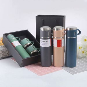 304 Stainless Steel Insulated Tumbler <b>Gift</b> Set With 3 Lids, Travel Tea Cup for Corporate Promo - Product Image 3