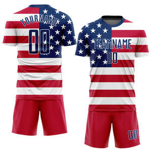 Custom <b>Flame</b> Design Soccer Jersey Uniform Short Sleeve Sublimation Print Breathable 100% Polyester Unisex Adult Teamwear 140g - Product Image 1