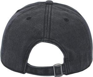 Gorra de Béisbol Negra de 6 Paneles con Visera Curva, Logotipo Personalizado Bordado, Ajustable, de Algodón Lavado, Fabricante OEM, Venta al Por Mayor - Product Image 6