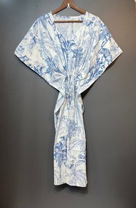 ชุดเดรสยาวผ้าฝ้ายลายดอกไม้สไตล์อินเดีย เหมาะสำหรับคุณแม่ตั้งครรภ์ ใส่เที่ยวทะเลหรือไปเที่ยวครุยส์ - Product Image 5