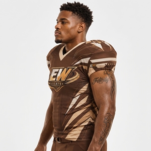 Maillot de football américain performant, conçu avec des matériaux légers, une coupe flexible et une qualité durable pour les matchs de compétition. - Product Image 3