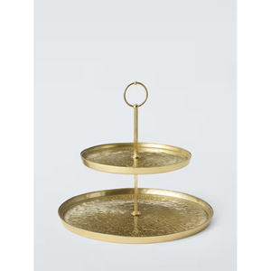 Antique 2 Tier Metal <b>Cake</b> <b>Stand</b> ith Handle Dessert Display Rack <b>for</b> Wedding Party Birthday Cupcake Display <b>Stand</b> On <b>Sale</b> - Product Image 6