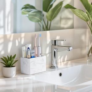 Christian Pen Holder for Desk, Religious Christian Gifts for Women, Floral Boho Christian Bible Verses Wooden Pen Pencil Holder - Product Image 2