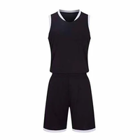 Seragam Basket Sublimasi Modis 100% Katun Bernapas Tahan Air Jersey Tanpa Lengan Logo Tim Kustom