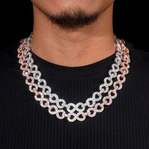 Round Brilliant Cut Moissanite Cross <b>Bracelet</b> Claw Setting Rhodium Plated 925 Silver Hip Hop Luxury Unisex Party Wear - Product Image 1