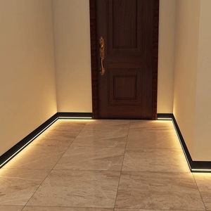 Battiscopa <span class=keywords><strong>Angolare</strong></span> in Alluminio di Alta Qualità con LED Integrato, Impermeabile, 5cm, per Soggiorno - Product Image 6