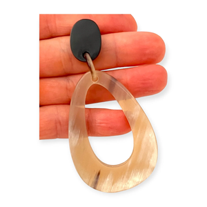 FAIZACRAFT Handmade Animal-Themed Classic Fashion Cuff <b>Earrings</b> Horn-Shaped <b>Wings</b> Design Wholesale Price Natural Crafts Uttar - Product Image 3