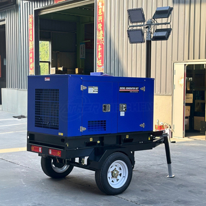 Generadores Eléctricos Silenciosos Diésel Tipo Remolque de 20kVA, 25kVA, 30kVA, 40kVA, 50kVA, con Arranque Eléctrico de 12/24V, Grupo Electrógeno Diésel - Product Image 2