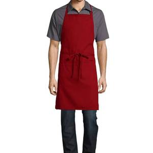 Retro Floral Personalized Bib Apron Cotton Non-Woven Eco-Friendly Reusable Durable Sleeved Machine Washable Cooking Daily Use - Product Image 5