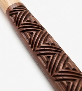Ensemble de couverts en bois 3 pièces (cuillère, fourchette, spatule) finition mate, design minimaliste, écologique, pour le camping et l'hôtellerie - Product Image 3