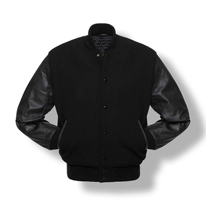 Design Your Own High Quality Varsity Jacket Leather Sleeves Custom Embroidery Logo College Letterman <b>Man</b> Jackets - Product Image 2