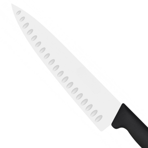Cuchillos de Chef de 300 mm con Mango Negro y Hoja de Acero Inoxidable con Borde Granizado para Cortar Carne y Preparar Alimentos en Cocinas Profesionales - Product Image 5