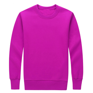 Sudadera de Cuello Redondo para Mujer, Color Sólido, 100% Algodón, Tejido Transpirable, Corte Regular, para Otoño - Product Image 2