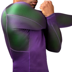 Body Building Spandex Polyester Made <b>Men</b> <b>Compression</b> <b>Shirts</b> Fitness Wear <b>Compression</b> <b>Shirts</b> <b>For</b> <b>Men</b> - Product Image 4