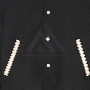 Chaqueta Varsity Larga Transpirable para Hombre, Estilo Hip Hop, Bordada, para Invierno, Ropa Urbana - Product Image 6