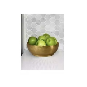 Tazón Multiusos de Metal para Servir, Tazón de Acero Inoxidable para Alimentos, Vajilla Elegante para Cocina, Plato para Servir Ensaladas y Frutas - Product Image 6