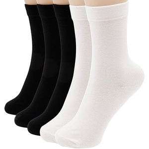 <b>Women</b> Cotton Crew <b>Socks</b> Breathable Soft Daily Wear Stretch Knit Casual Sports Office School Home Comfortable Lightweight OEM ODM - Product Image 4