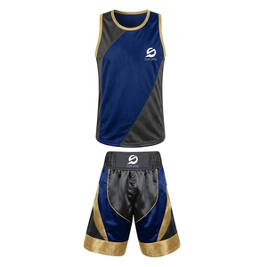 Servicio OEM, Uniforme de Boxeo de Último Diseño, Uniforme de Boxeo de Primera Calidad, Conjunto de Uniformes de Boxeo sin Mangas - Product Image 2