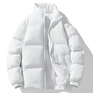 Men’s Winter Quilted Jacket Hooded Puffer <b>Coat</b> Warm Lightweight Insulated Windproof Outdoor Casual Cold Weather Jacket - Product Image 1