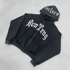 Sweat-shirts en polaire personnalisés pour hommes, chauds et à capuche, pull-overs, approvisionnement en gros OEM, sweats à capuche en polaire pour hommes - Product Image 2