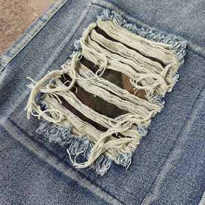 Shorts de mezclilla para hombre, estilo vintage, ropa de calle para viajes y fin de semana, shorts desgastados para hombre - Product Image 5