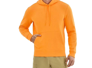 Men's Hooded Sweatshirt Wholesale High Quality Custom Logo Streetwear Breathable 300g Cotton Heavyweight Embossed Pullover - Product Image 2