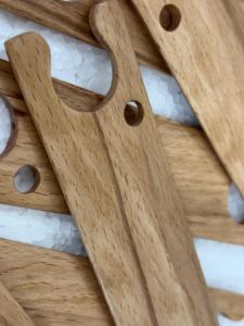 Navette de tissage en bois de qualité supérieure, outil textile en bois dur, finition lisse, pour métier à tisser manuel, destinée aux tisseurs professionnels - Product Image 2