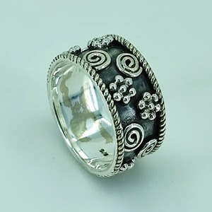 925 Sterling Silver Handmade Designer Women's <b>Ring</b> Band <b>Plain</b> Custom Sizes 4-13 for Christmas Birthday Setting - Product Image 6