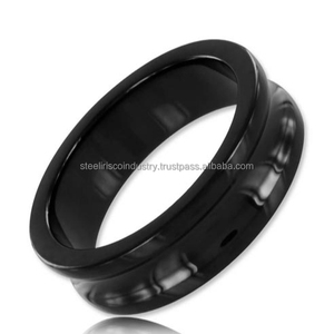 แหวนโลหะสีดำเซ็กซ์ทอยสำหรับอวัยวะเพศชายผลิตภัณฑ์ BDSM - Product Image 1