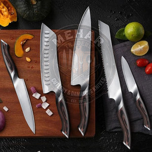 Best Selling In Stock Pakistan Made Heavy Duty Low Moq Steel Powder Coated Kitchen <b>Knife</b> <b>Set</b> - Product Image 2